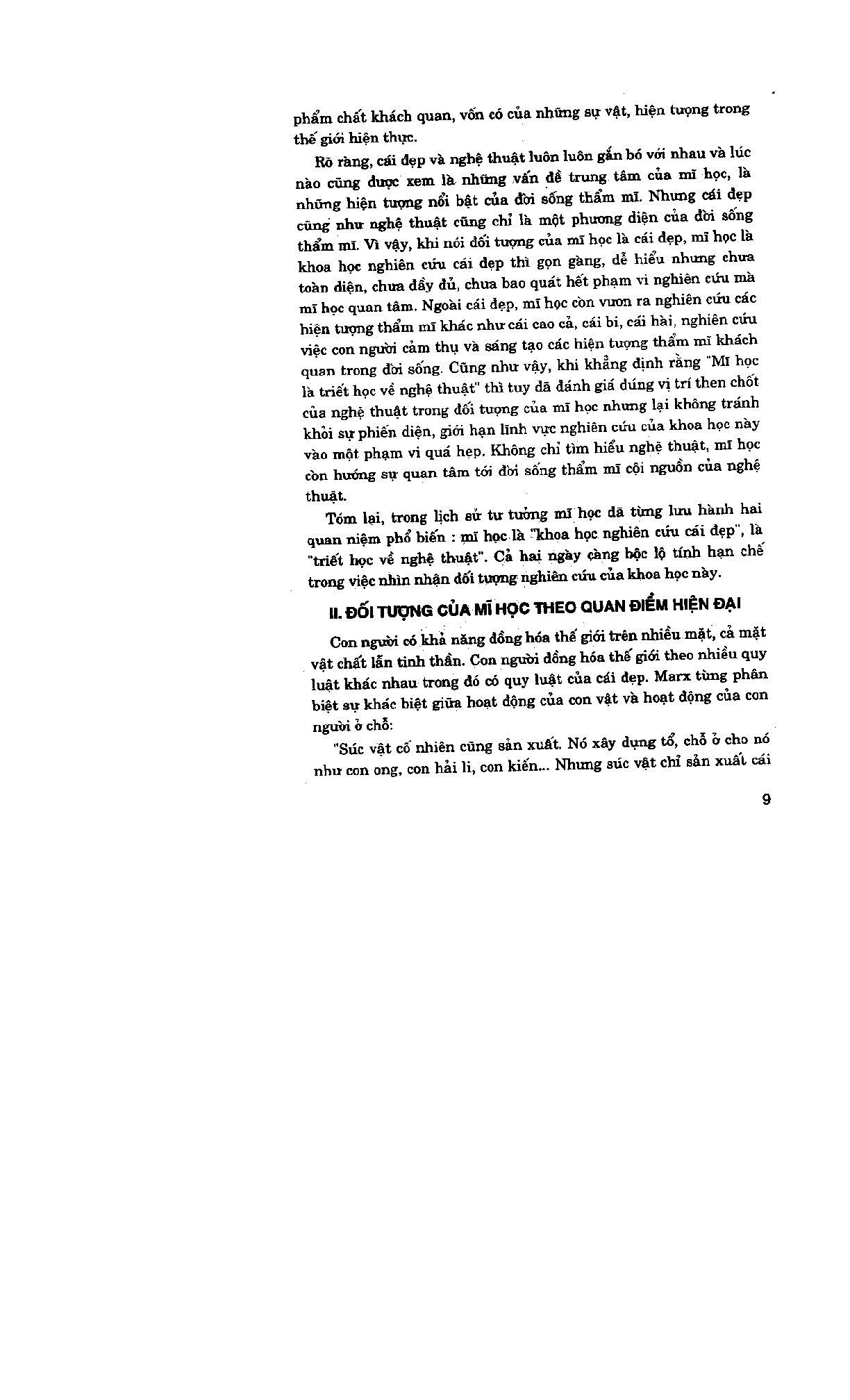 Giáo trình môn Mĩ học đại cương | PDF (2025) (trang 8)