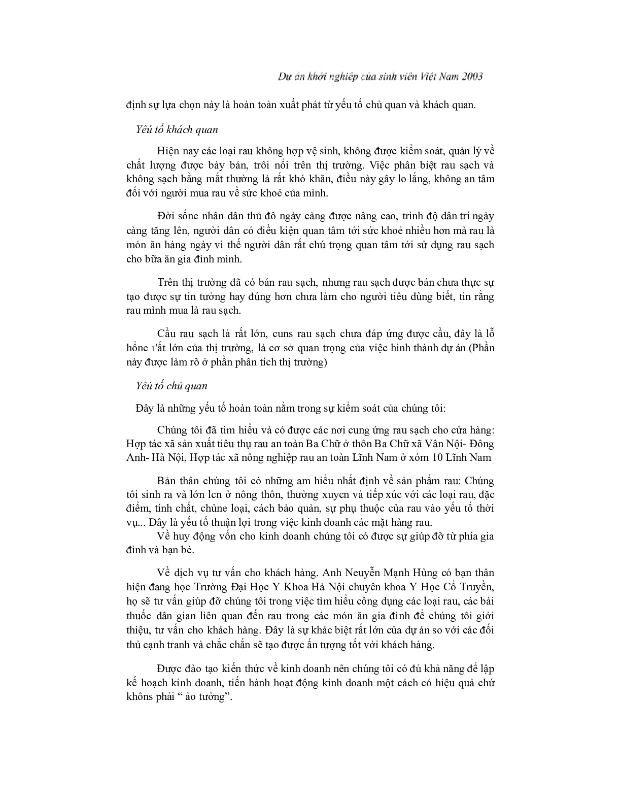 Đề án kinh doanh | PDF (trang 3)