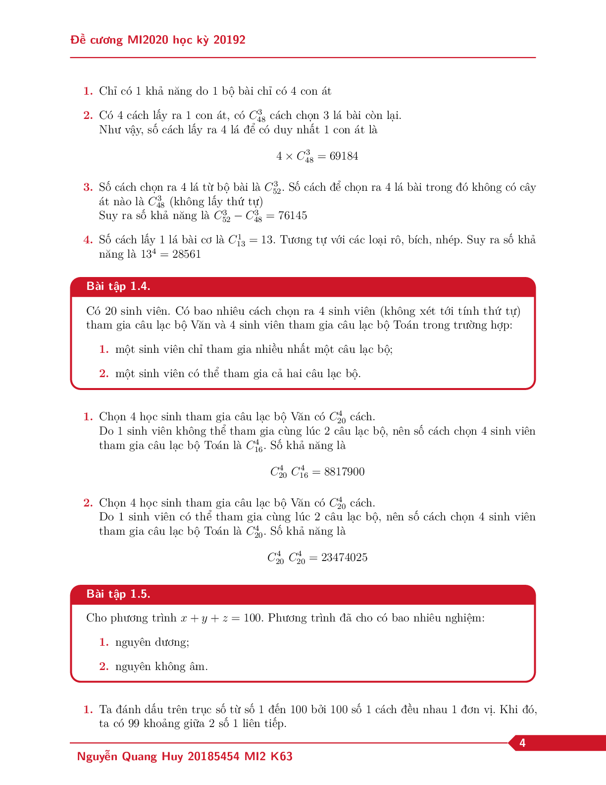 TOP 120 câu hỏi, bài tập học phần Xác suất thống kê (có đáp án) (trang 5)