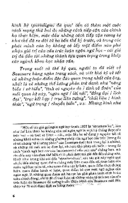 Giáo trình môn Ngôn ngữ học đại cương | PDF | Người dịch: Cao Xuân Hạo (trang 6)