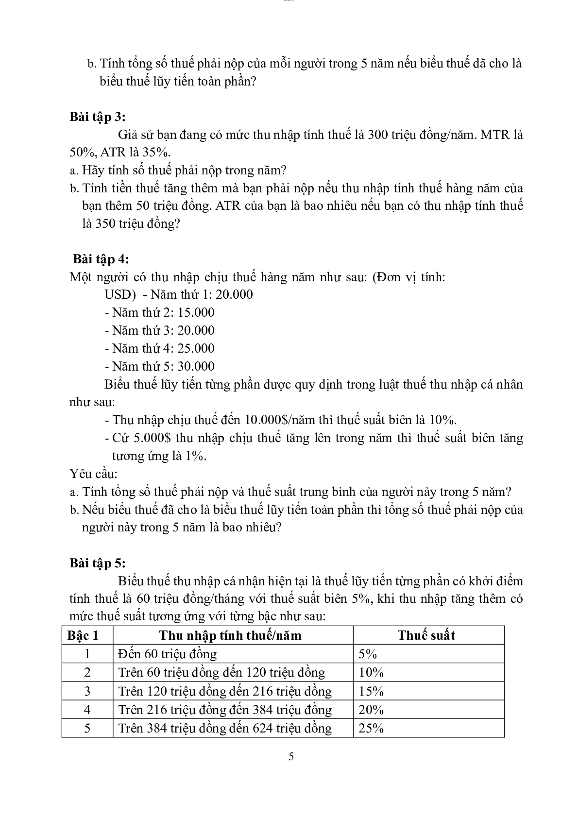 Câu hỏi bài tập Tài chính công | Học viện Ngân Hàng (2025) (trang 2)