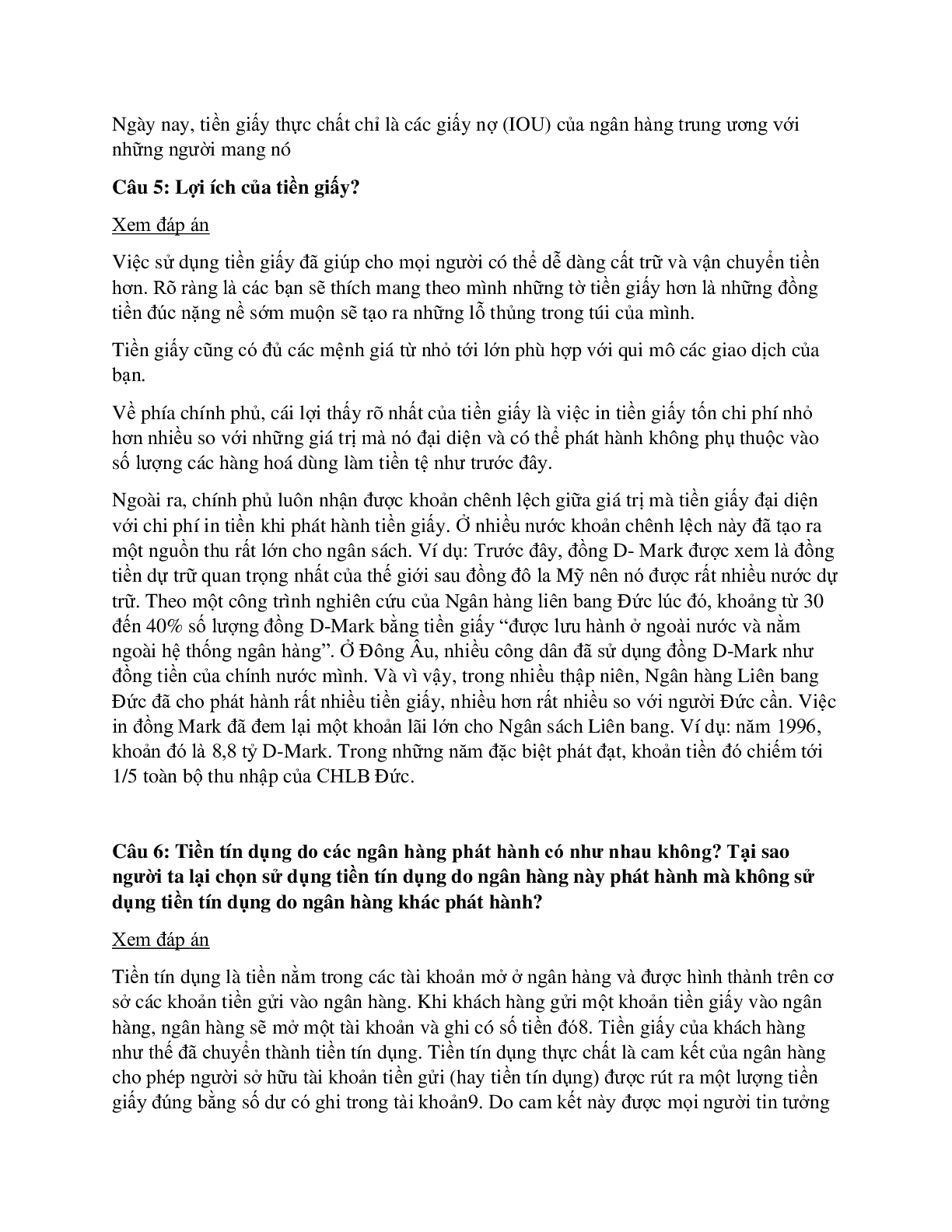 Ngân hàng bài tập TÀI CHÍNH TIỀN TỆ (có đáp án)| Đại học Kinh tế TP Hồ Chí Minh (2025) (trang 3)