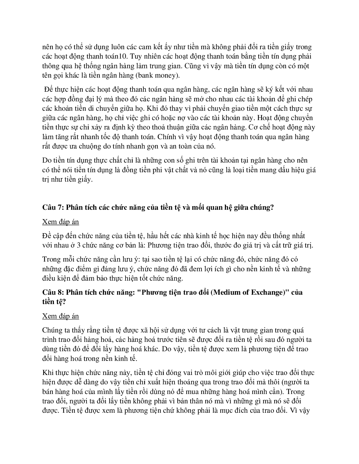 Ngân hàng bài tập TÀI CHÍNH TIỀN TỆ (có đáp án)| Đại học Kinh tế TP Hồ Chí Minh (2025) (trang 4)