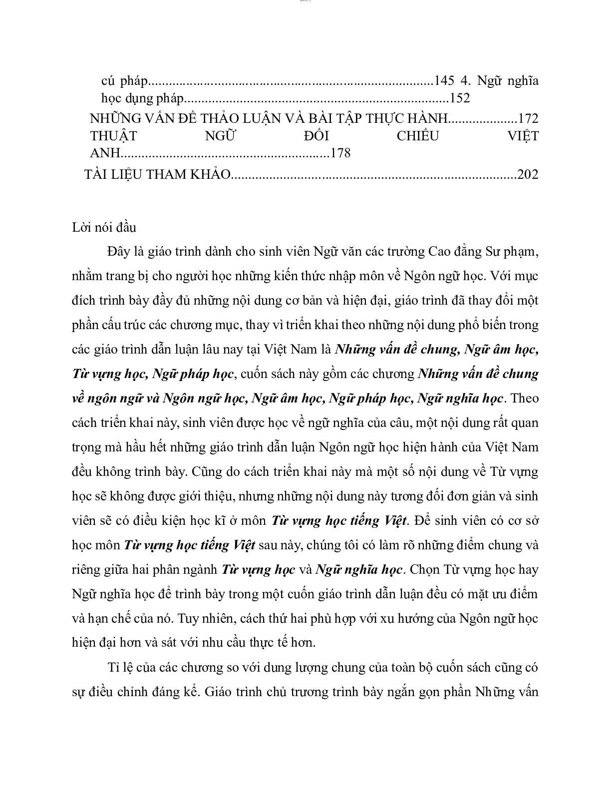 Giáo trình Dẫn luận ngôn ngữ học | Đại học Sư Phạm (2025) (trang 2)