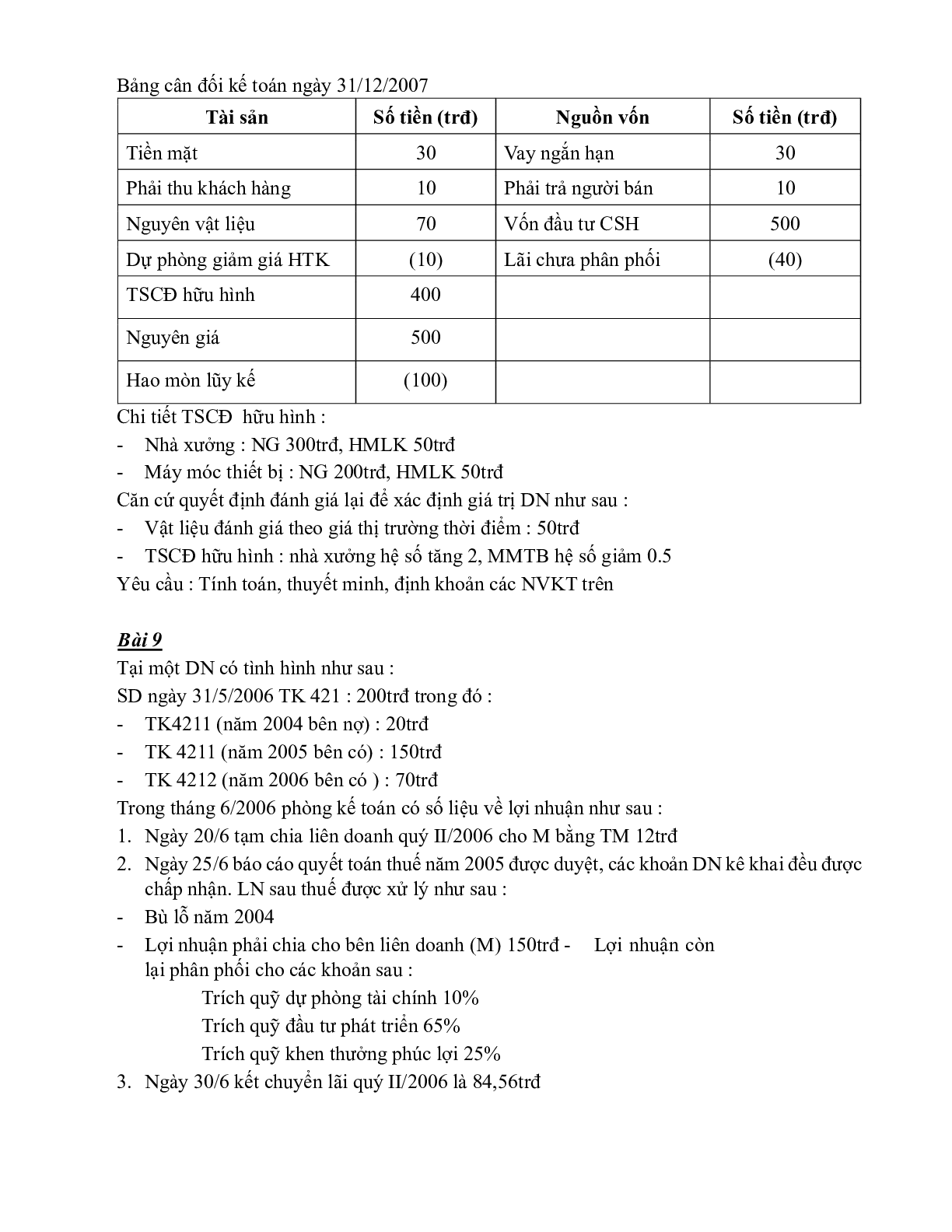 Top 11 Bài tập Kế toán tài chính 2 | Đại học Kinh tế TP Hồ Chí Minh (2025) (trang 4)
