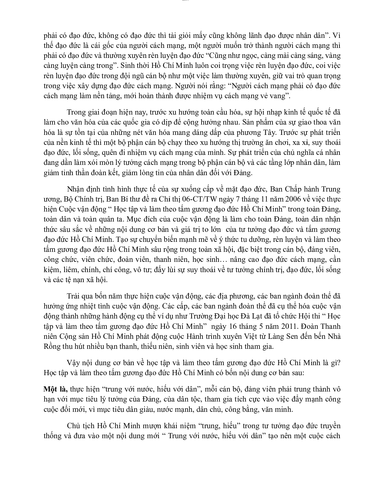 Mẫu bài THU HOẠCH CẢM TÌNH ĐẢNG | 2017 (trang 5)