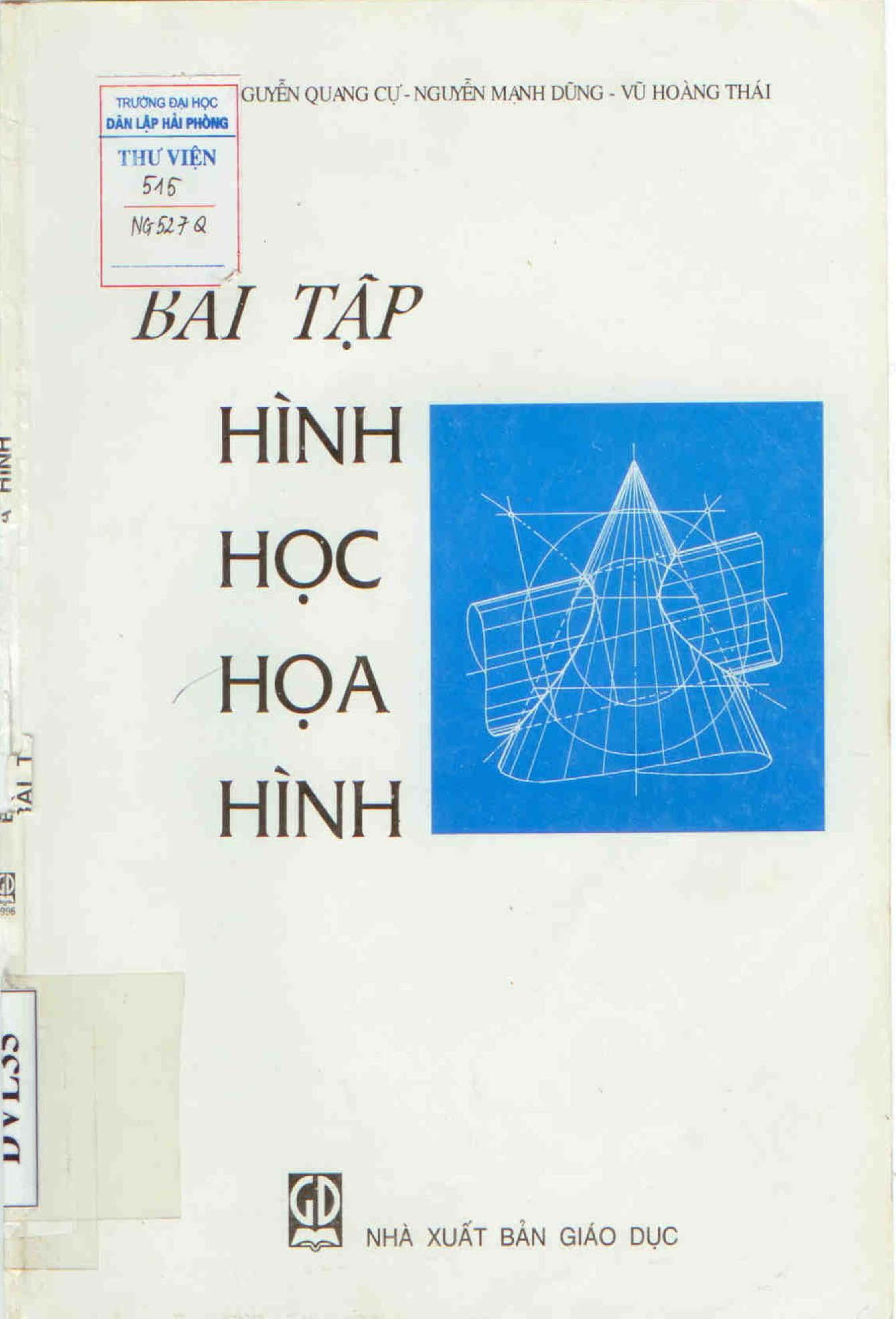 Ngân hàng bài tập Hình học họa hình (có lời giải) | Đại học Dân lập Hải Phòng (trang 1)