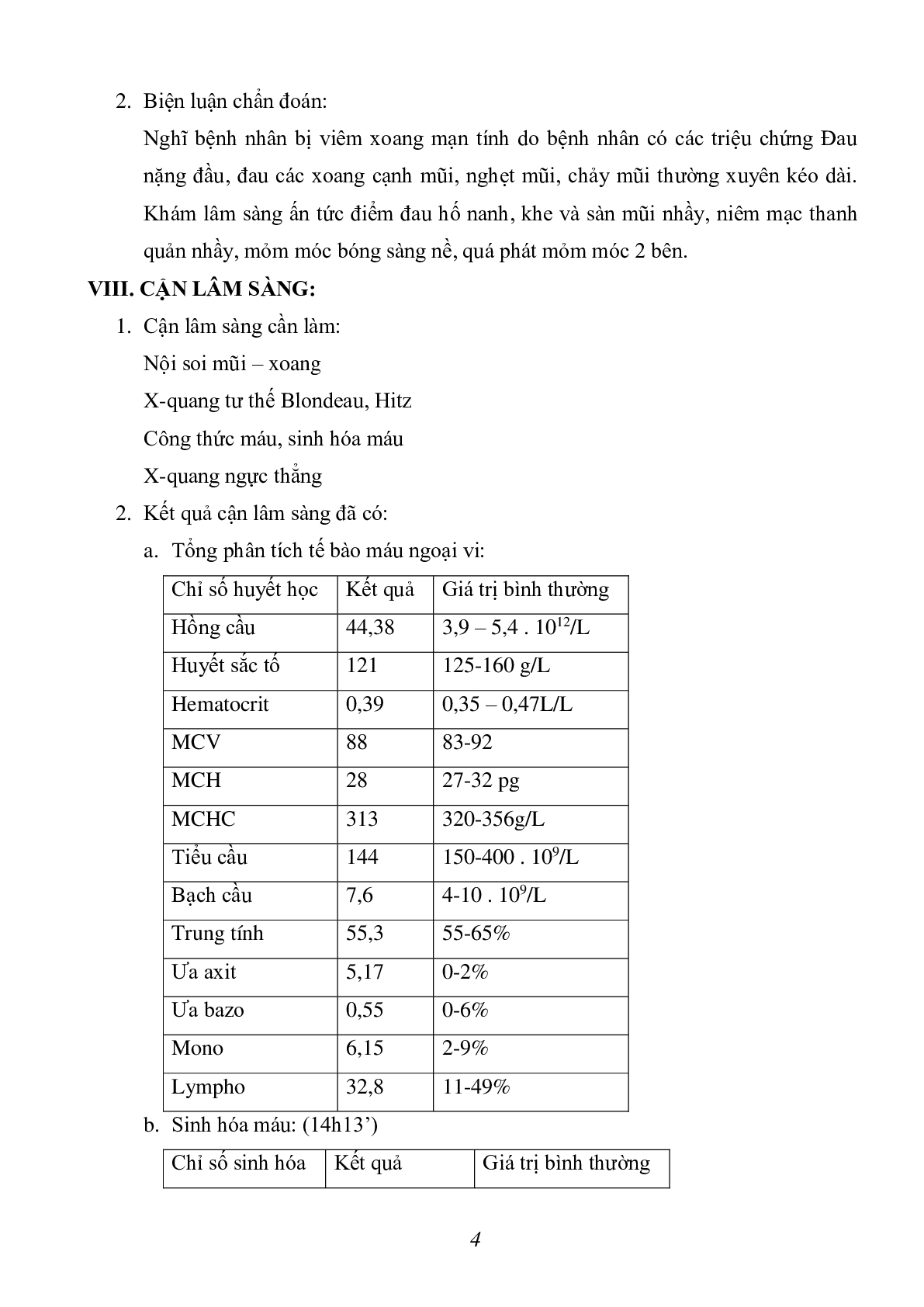 Bệnh án Tai mũi họng | PDF (trang 4)