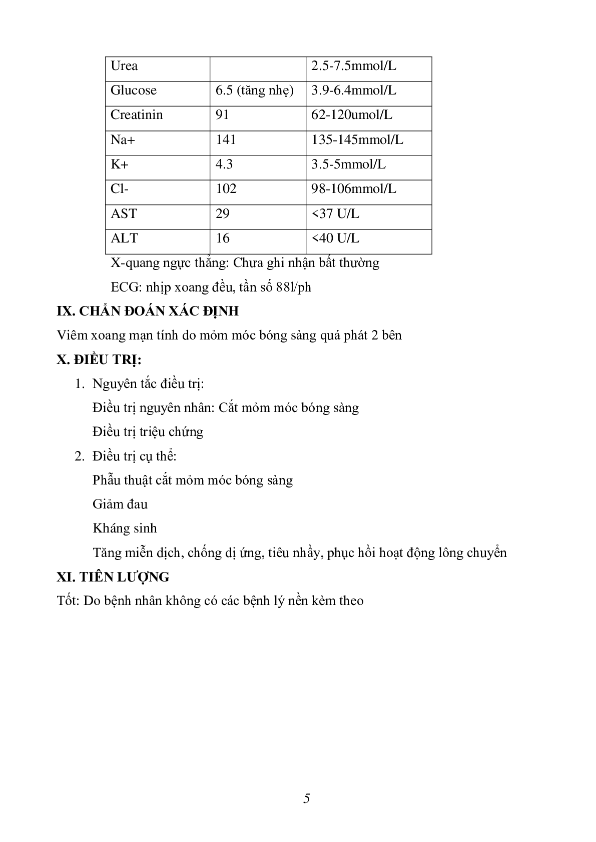 Bệnh án Tai mũi họng | PDF (trang 5)