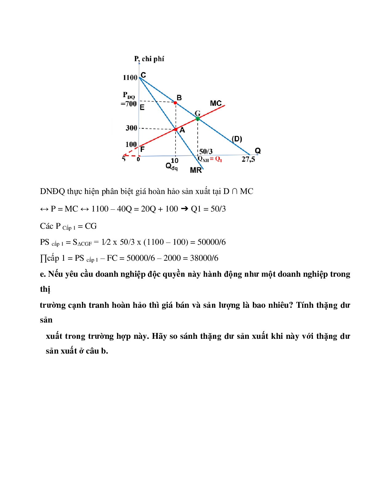 TOP 03 bài tập Tối đa lợi nhuận (có đáp án) | Kinh tế vi mô | Đại học Thăng long (trang 4)