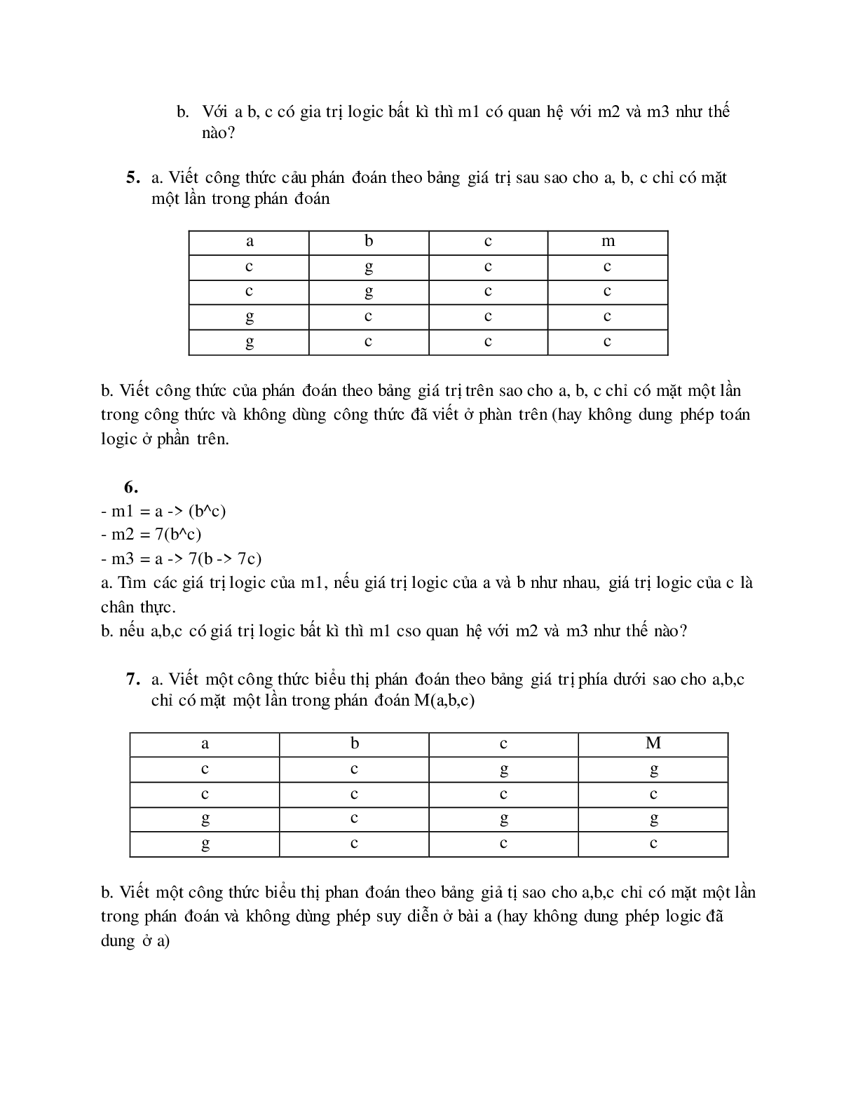 Bài tập logic học phán đoán (có đáp án) hay, chi tiết nhất (trang 3)