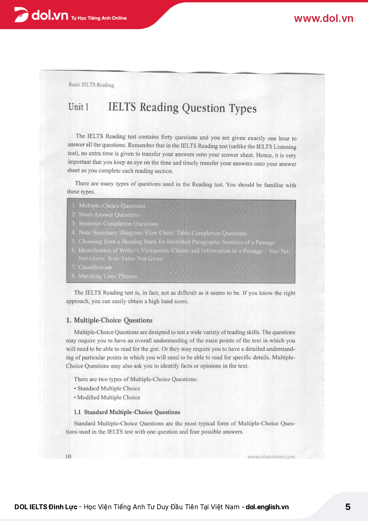 Sách Basic IELTS Reading pdf | Xem online, tải PDF miễn phí (trang 5)