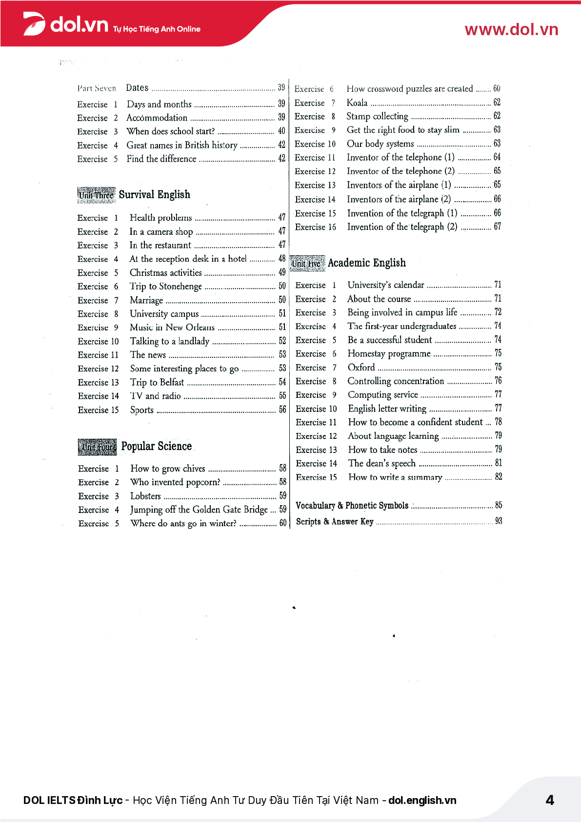 Sách Basic IELTS Listening pdf | Xem online, tải PDF miễn phí (trang 4)