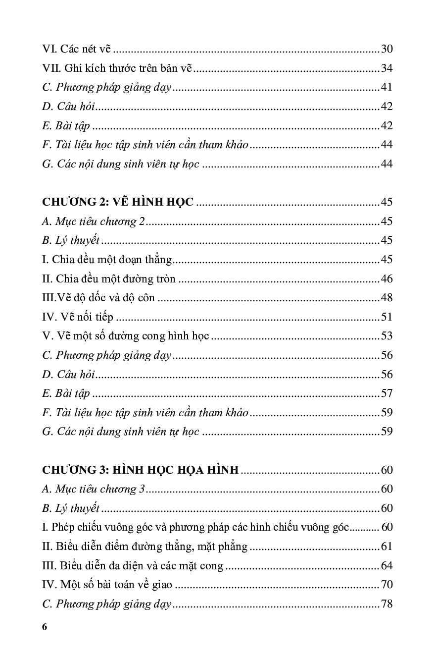 Giáo trình Hình họa vẽ kỹ thuật | Đại học Sư Phạm Kỹ thuật TP.Hồ Chí Minh (trang 8)