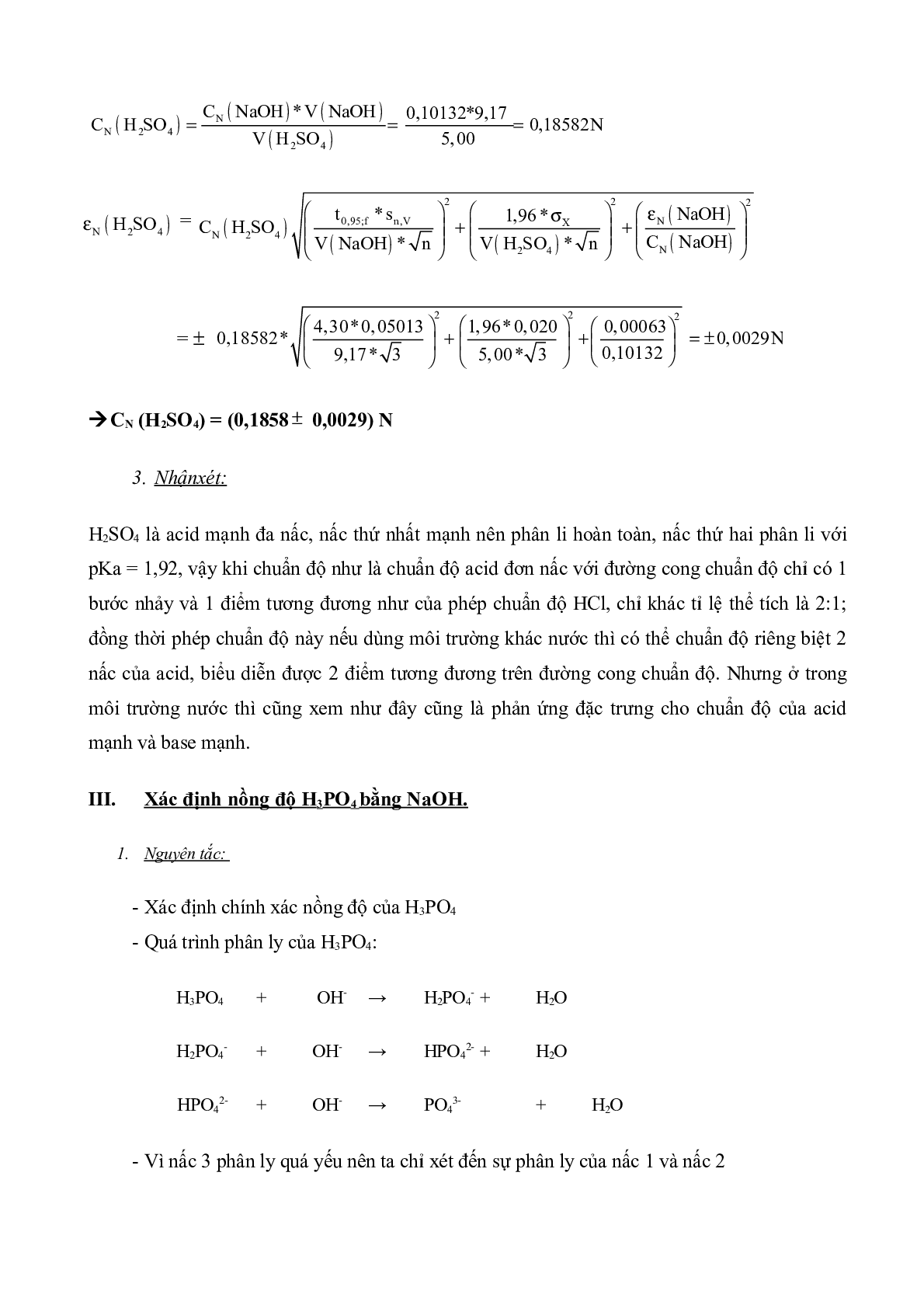 Báo cáo thực hành chuẩn độ Axit - Bazơ | Hóa phân tích (trang 5)