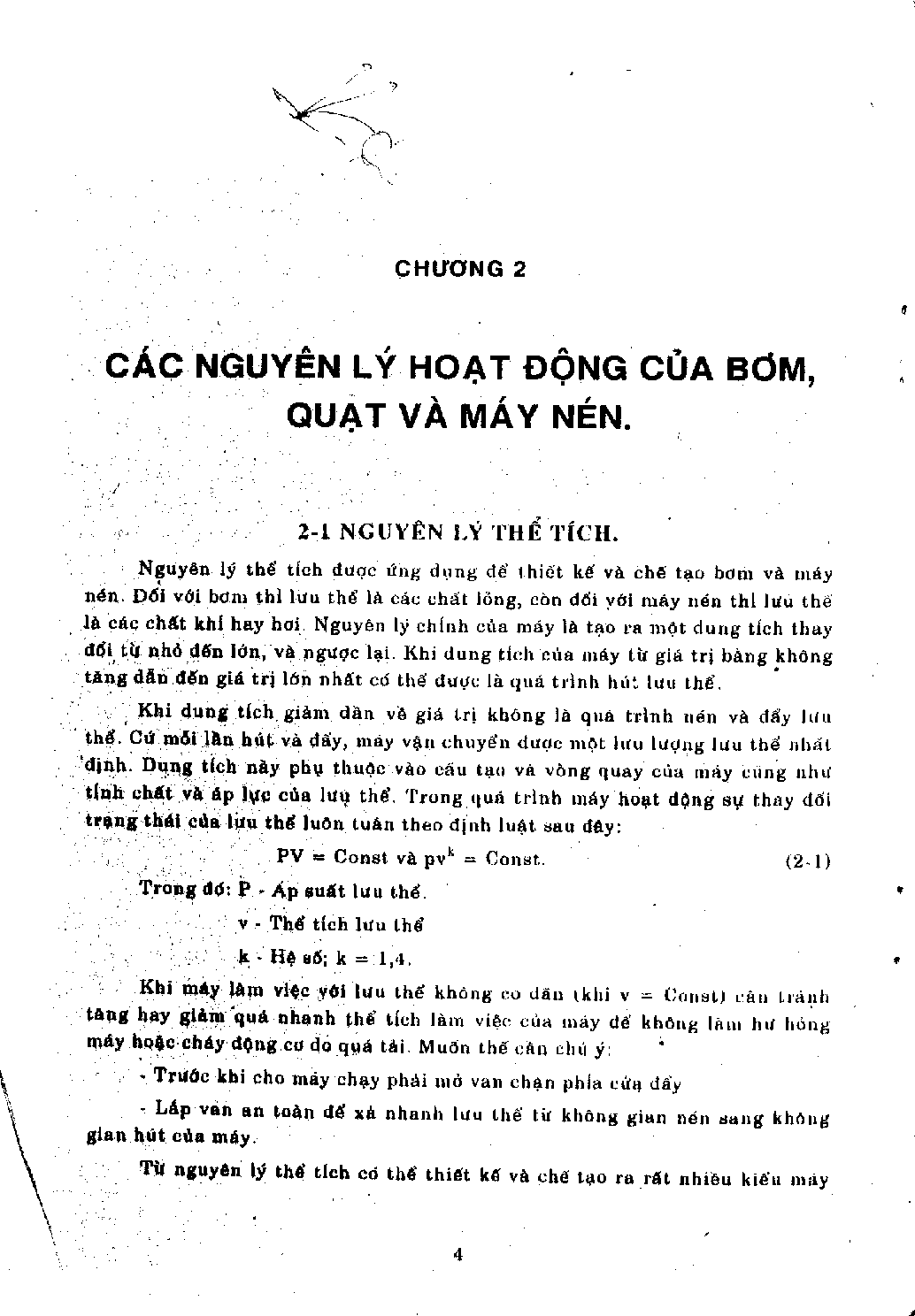 Giáo trình Bơm quạt máy nén | Đại học Bách Khoa Hà Nội (trang 6)