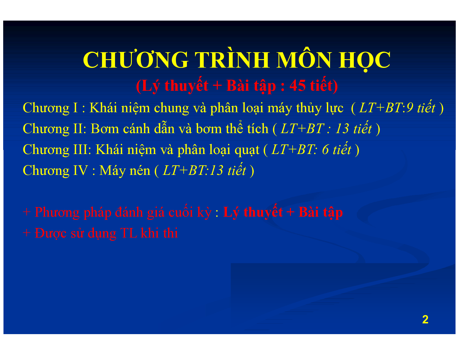 Bài giảng PPT (Power Point) học phần Bơm quạt máy nén | SLIDE | Trường Cao đẳng Kỹ thuật Lý Tự Trọng (trang 2)