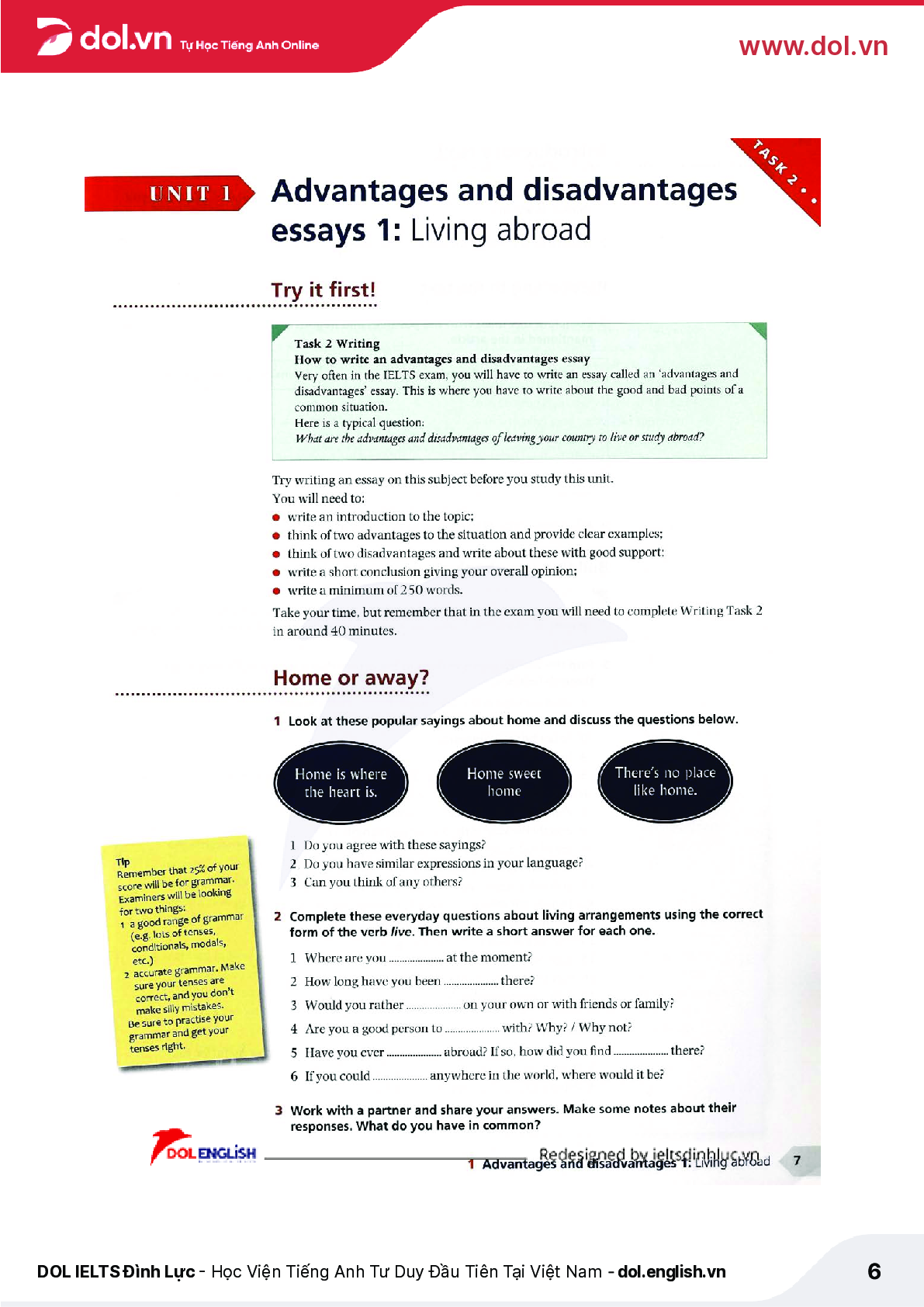 Sách IELTS Advantage Writing Skills pdf | Xem online, tải PDF miễn phí (trang 6)