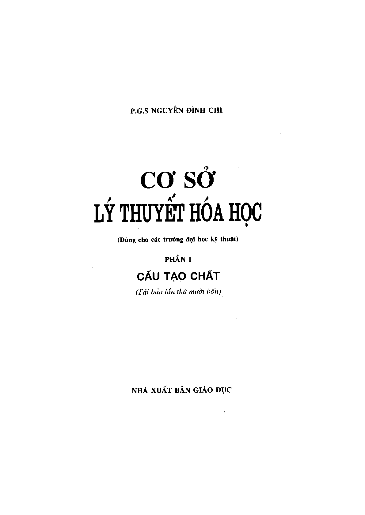 Giáo trình môn Hoá học Đại cương 1 | Đại học Bách Khoa Hà Nội (trang 2)