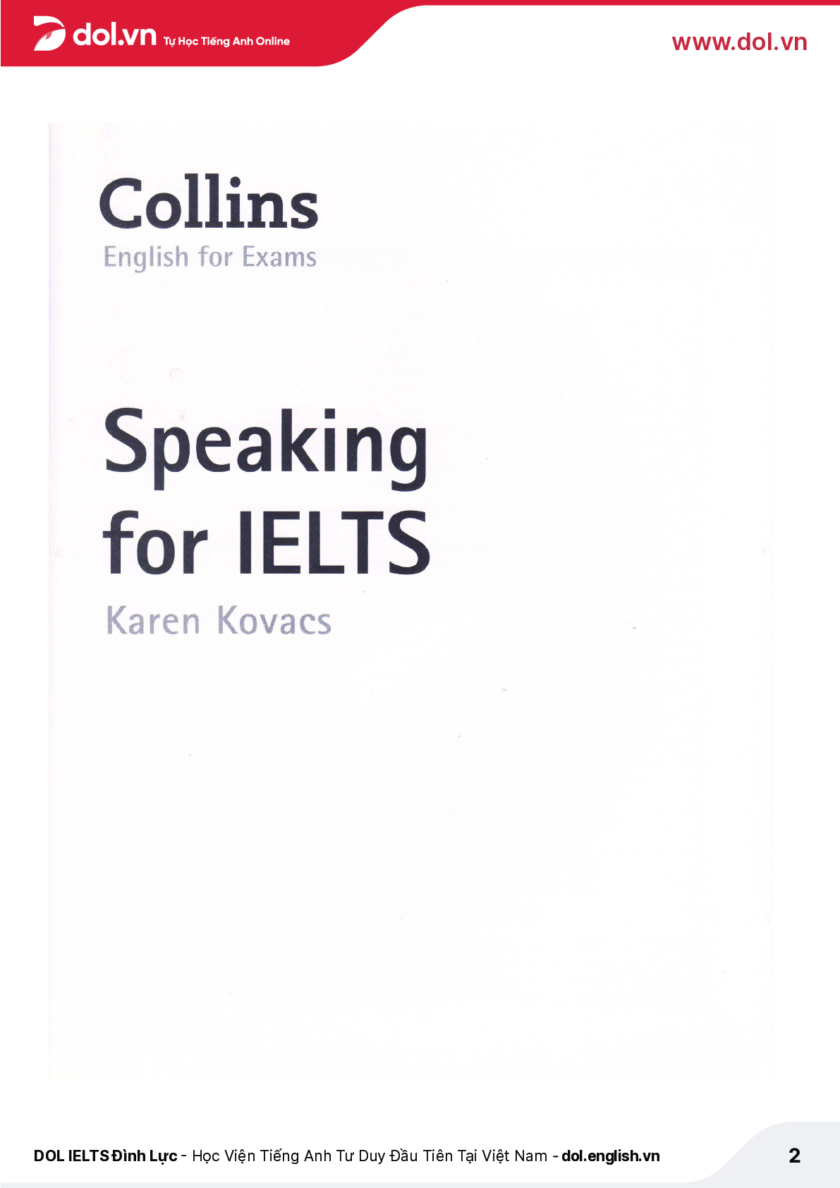 Sách Collins Speaking for IELTS pdf | Xem online, tải PDF miễn phí (trang 2)