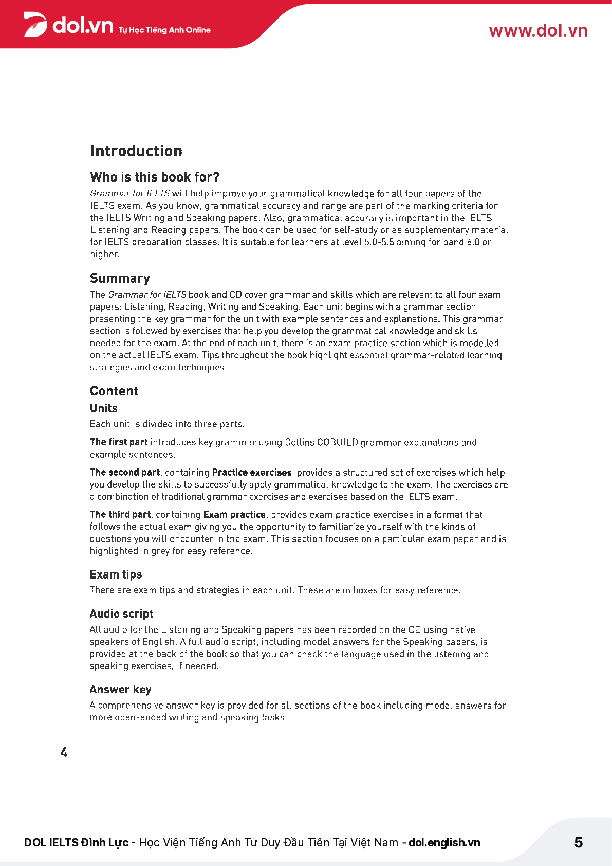 Sách Collins Grammar For IELTS pdf | Xem online, tải PDF miễn phí (trang 5)