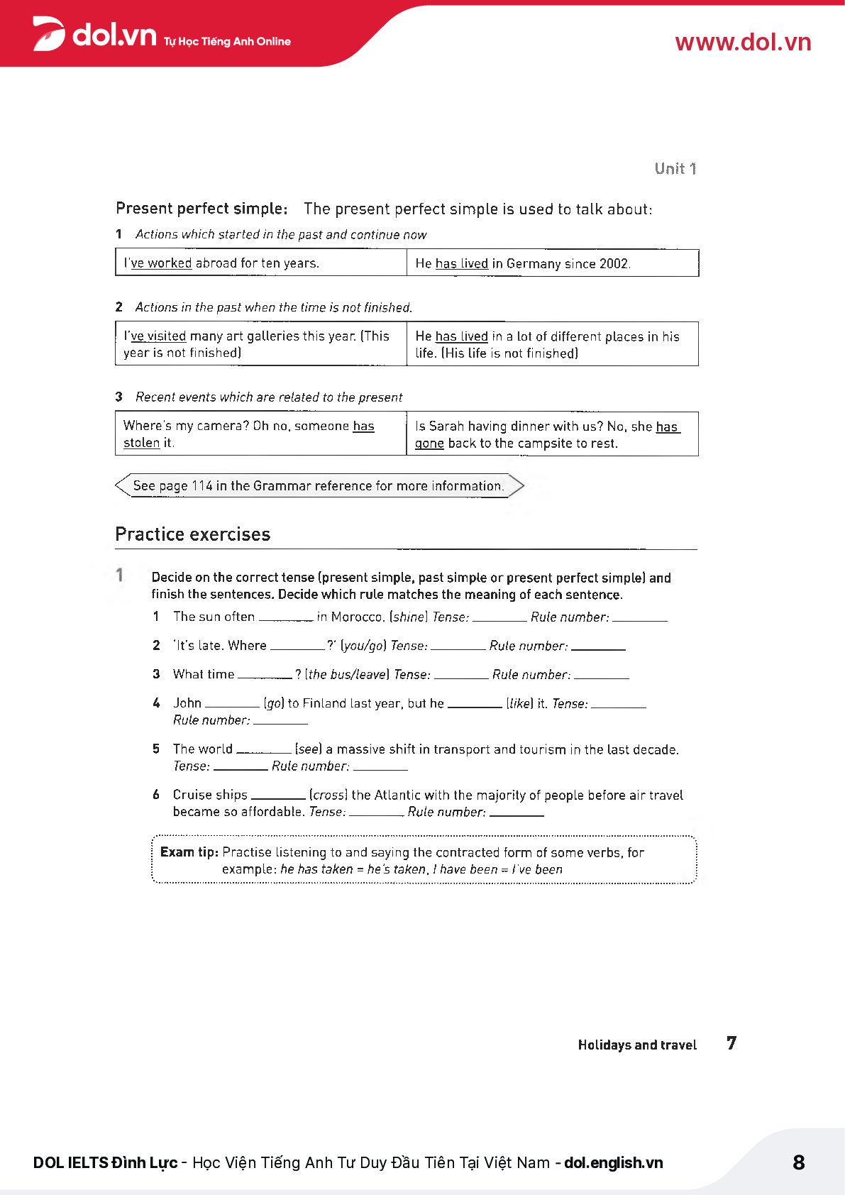 Sách Collins Grammar For IELTS pdf | Xem online, tải PDF miễn phí (trang 8)