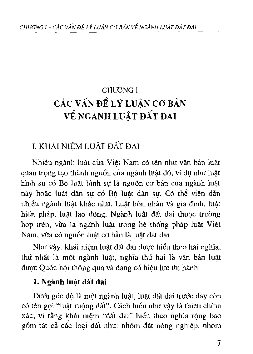 Giáo trình môn Luật đất đai | Đại học Luật Hà Nội (trang 7)