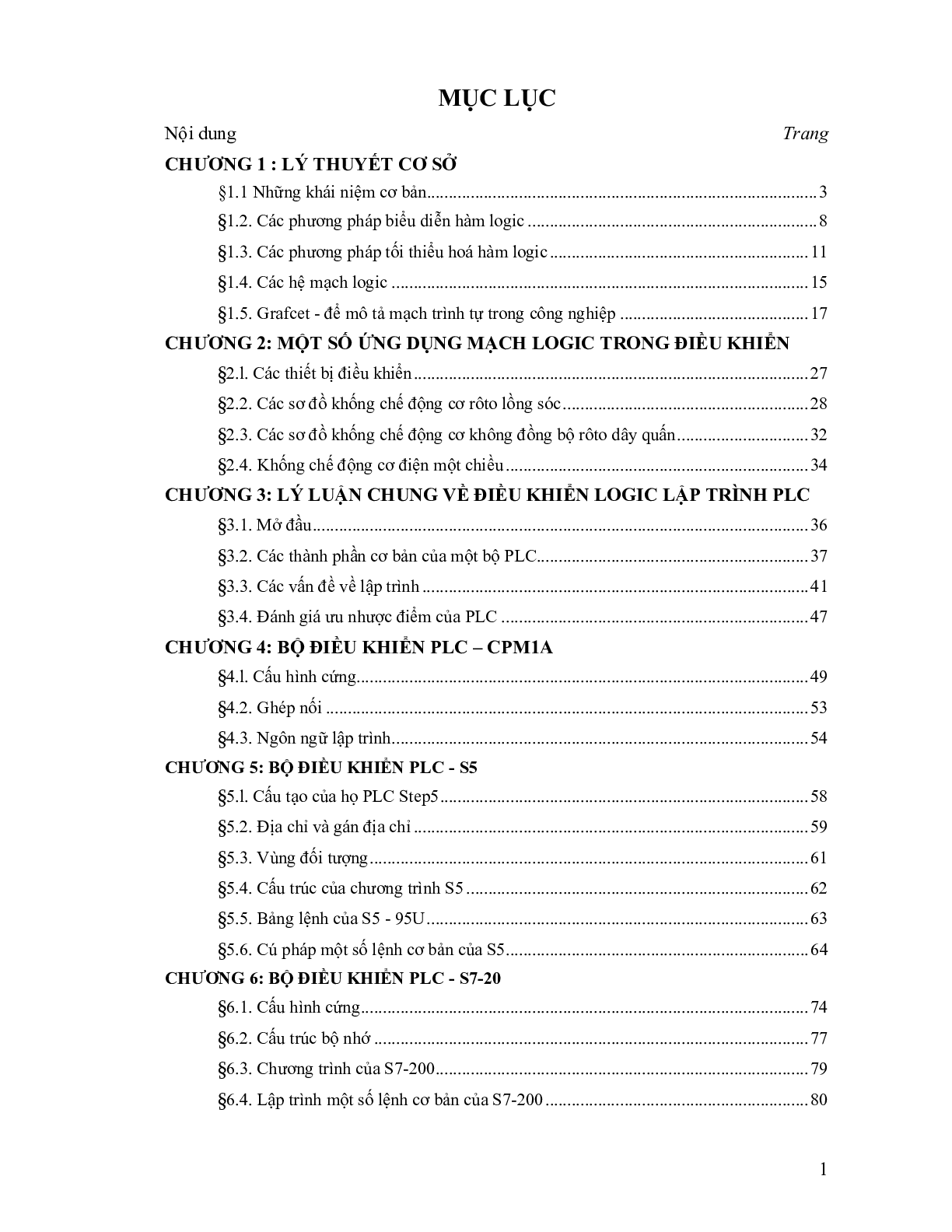 Giáo trình môn Điều khiển logic và PLC | Đại học Bách khoa Hà Nội (trang 2)