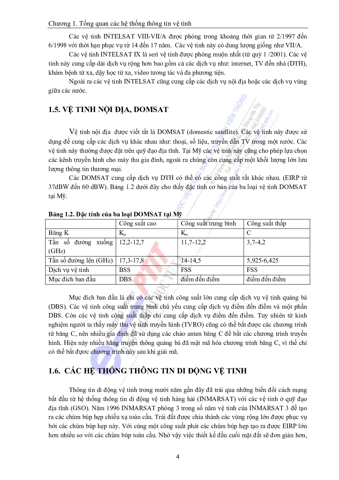 Giáo trình môn Thông tin vệ tinh | Đại học Bách khoa Hà Nội (trang 7)