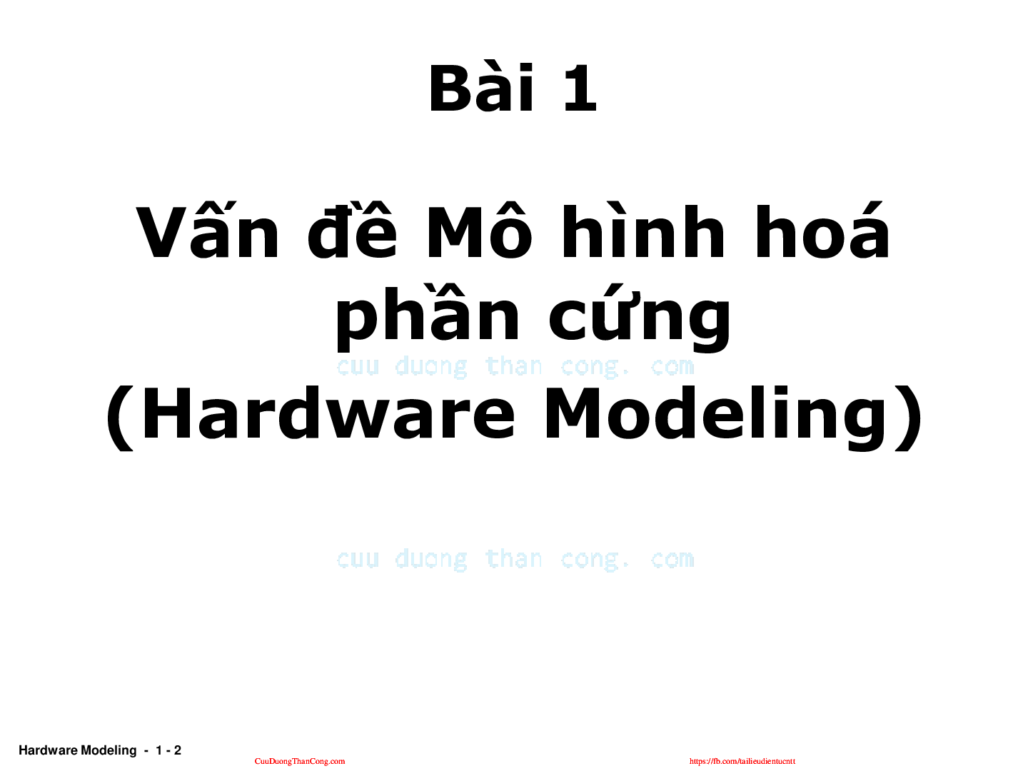 Bài giảng PPT (Power Point) học phần Thiết kế vi mạch | SLIDE | Đại học Bách Khoa Hà Nội (trang 1)