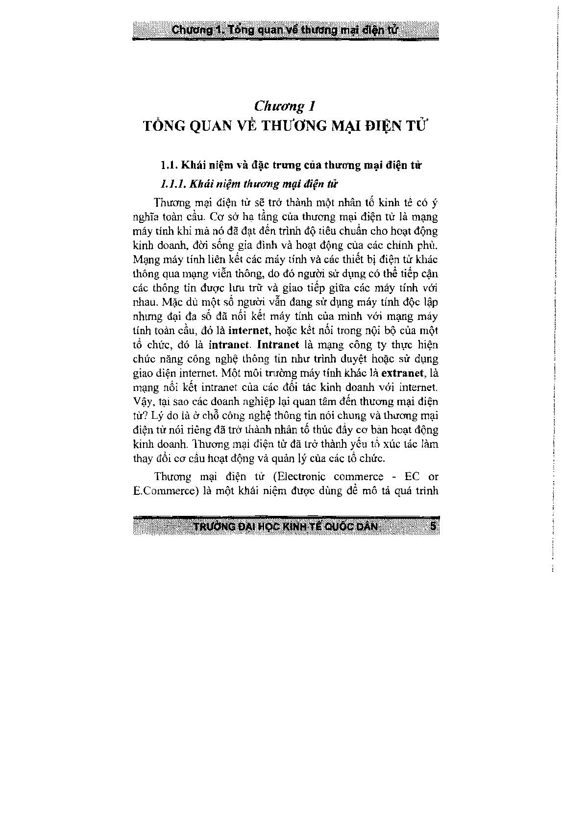 Giáo trình môn Thương mại điện tử | Đại học Kinh tế Quốc dân (trang 4)