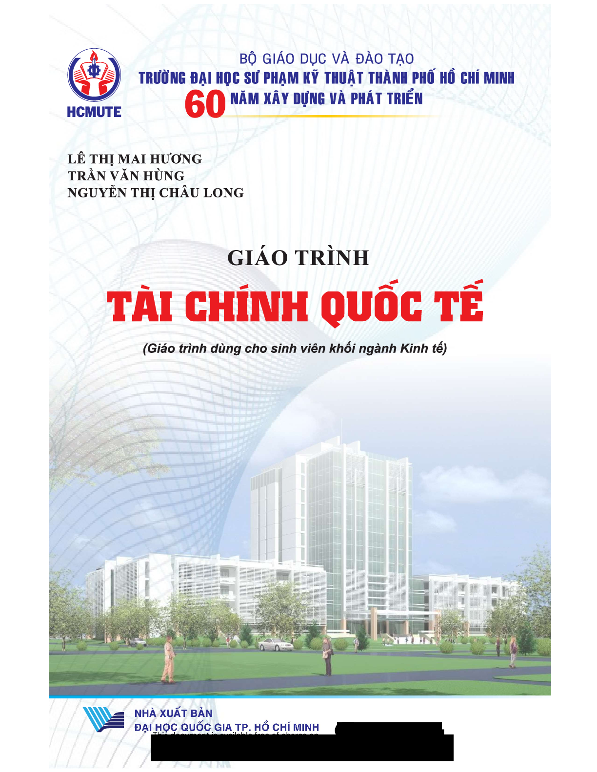 Giáo trình môn Tài chính quốc tế | Trường Đại học Sư phạm Kỹ thuật Thành phố Hồ Chí Minh (trang 1)