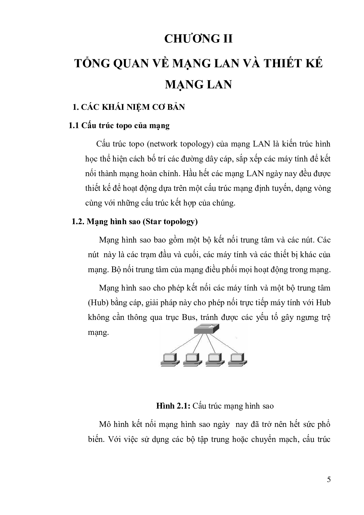 Đồ án: Xây dựng mô hình thiết kế mạng Lan cho công ty | Trường Đại học Quy Nhơn (trang 6)