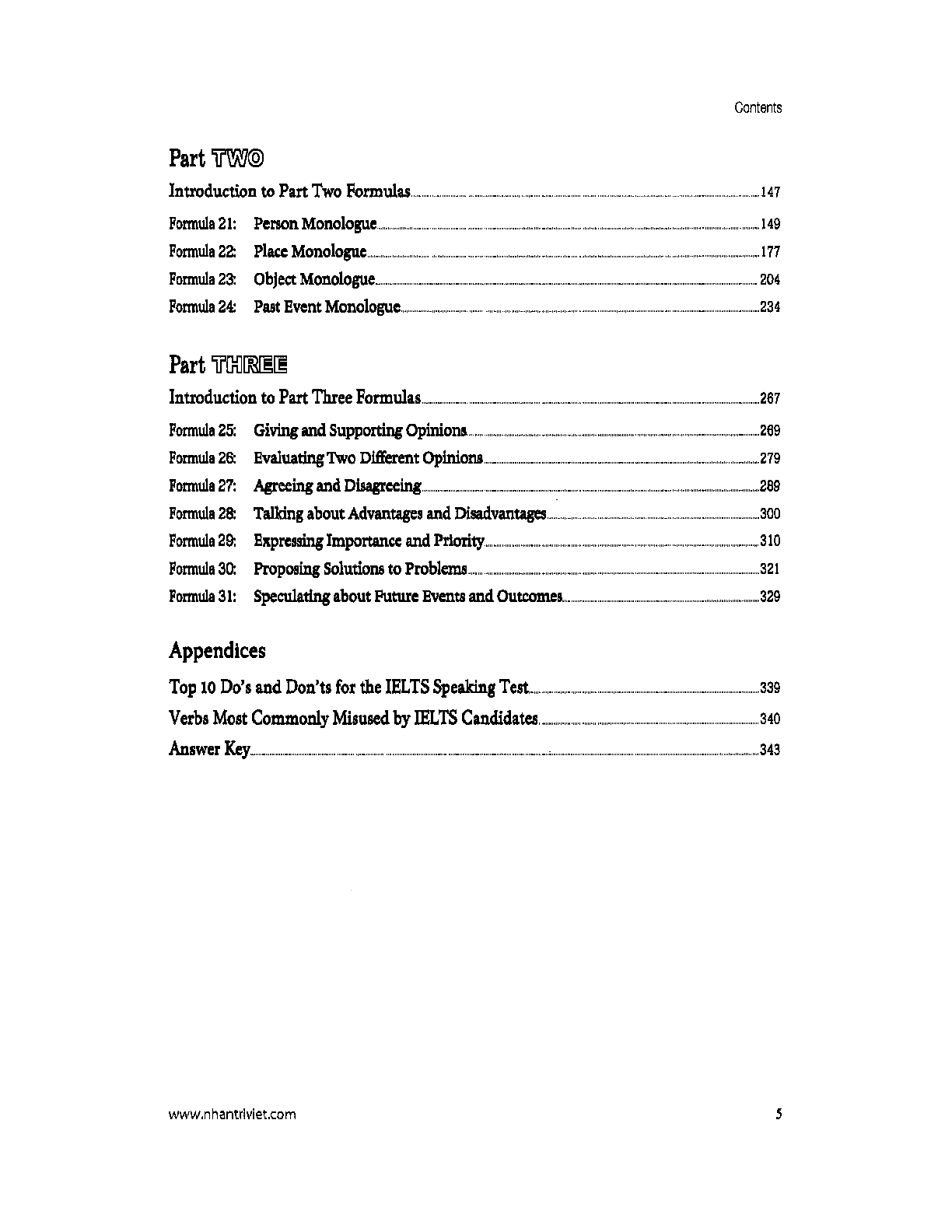 Sách 31 High-scoring Formulas To Answers The IELTS Speaking Questions | Xem online, tải PDF miễn phí (trang 7)