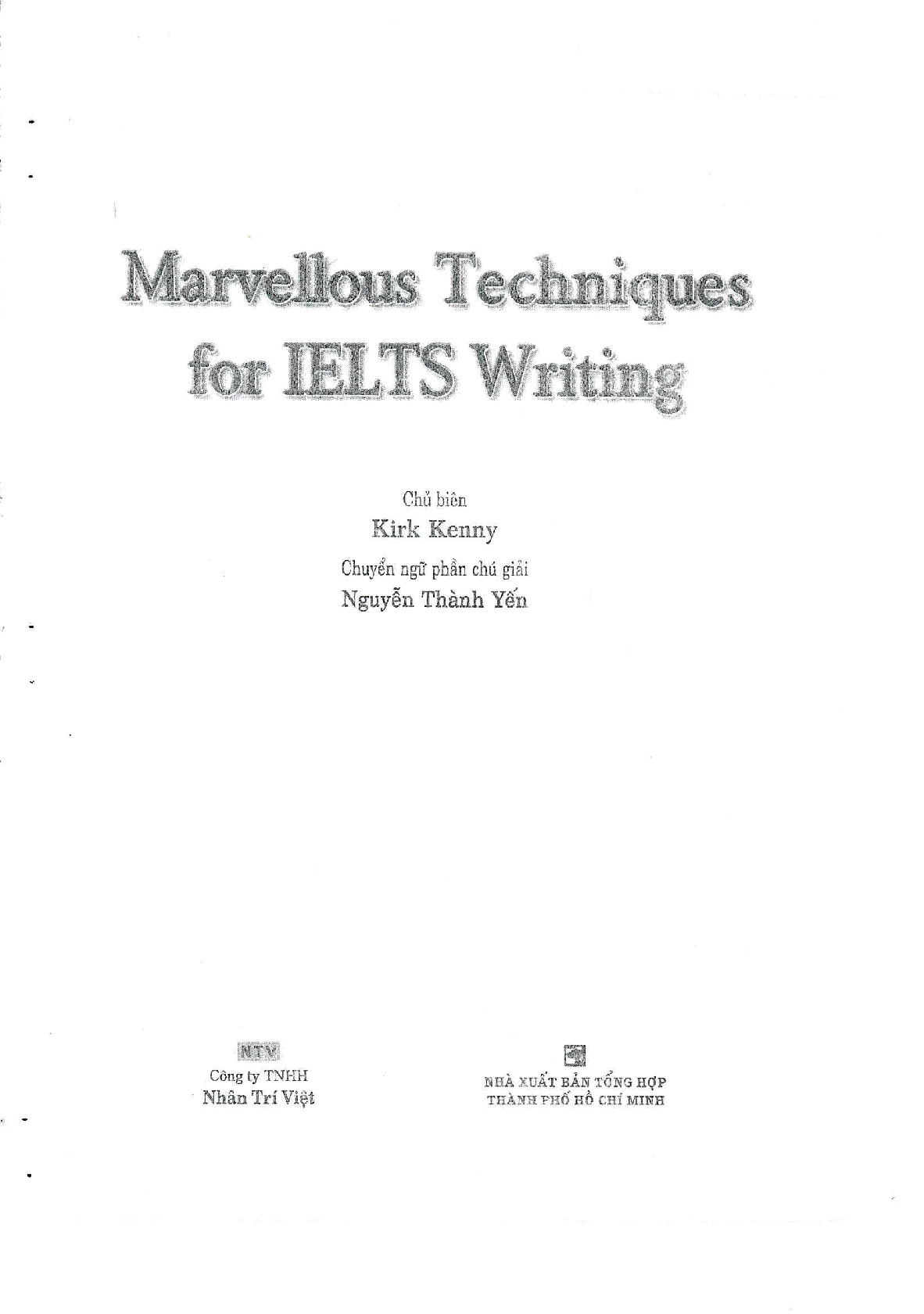 Sách Marvellous Techniques For IELTS Writing | Xem online, tải PDF miễn phí (trang 2)