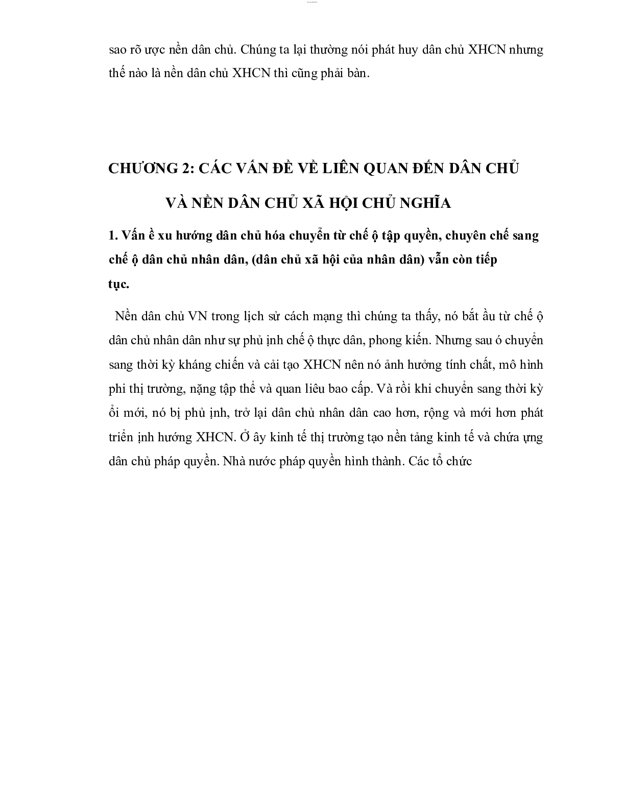 Dân chủ và nền dân chủ xã hội chủ nghĩa ở Việt Nam hiện nay | Tiểu luận môn Chủ nghĩa xã hội khoa học | Trường Đại học Đại Nam (trang 5)