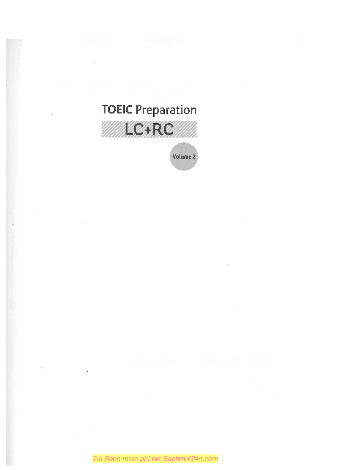 Sách TOEIC Preparation LC + RC Volume 2 | Xem online, tải PDF miễn phí (trang 2)