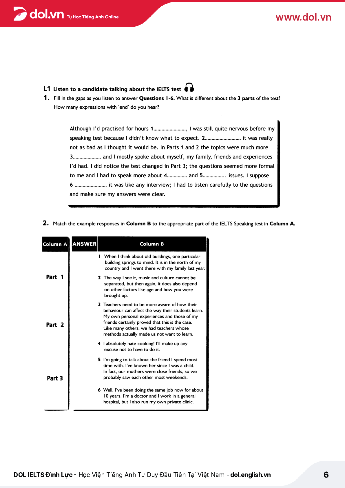 Sách Succeed in IELTS Speaking and Vocabulary | Xem online, tải PDF miễn phí (trang 6)