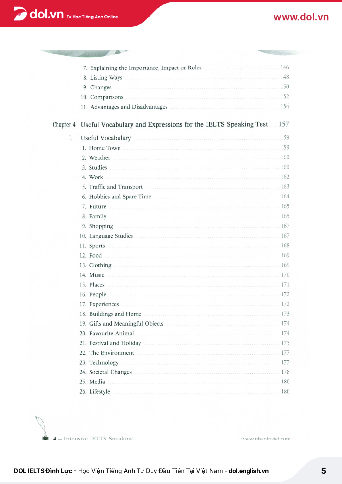 Sách Intensive IELTS Speaking | Xem online, tải PDF miễn phí (trang 5)