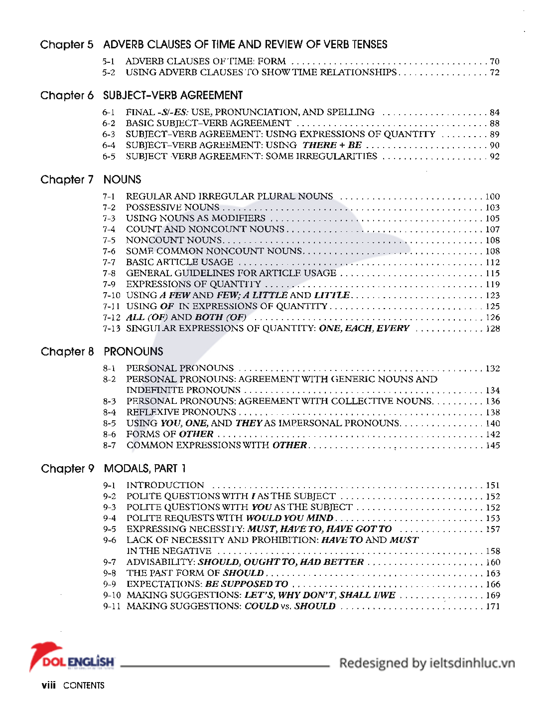 Sách Understanding and using English Grammar | Xem online, tải PDF miễn phí (trang 5)