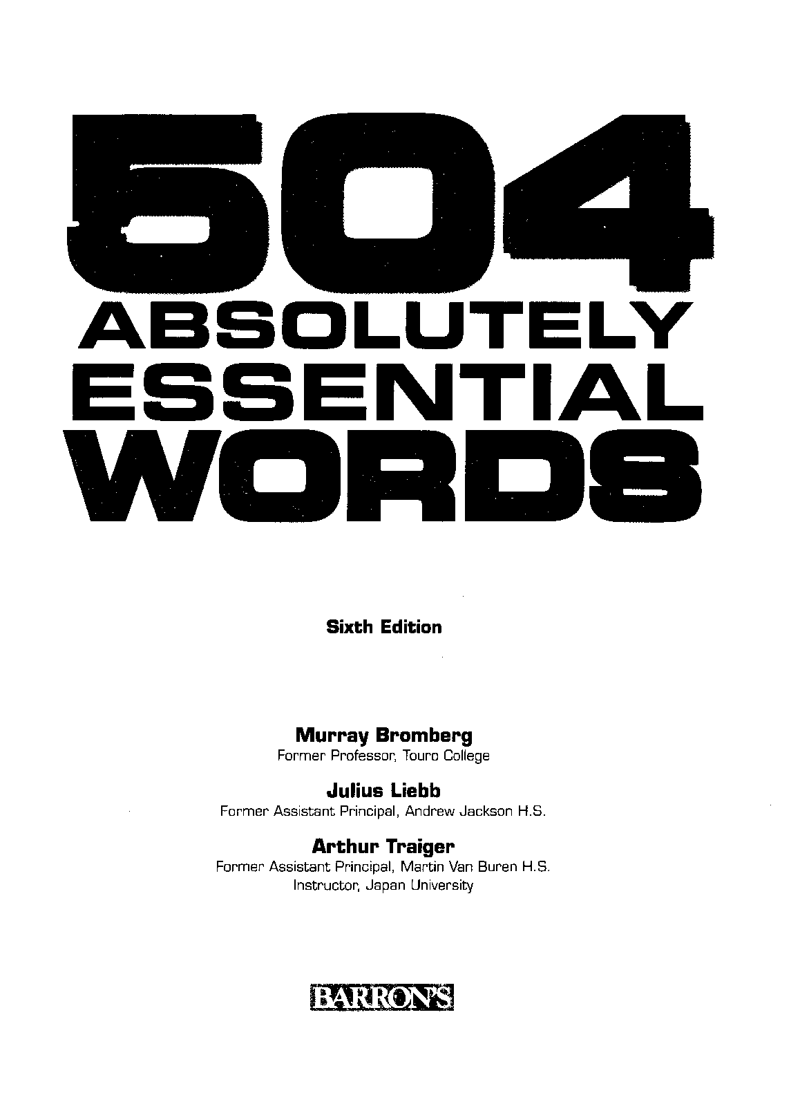 Sách 504 Absolutely Essential Words | Xem online, tải PDF miễn phí (trang 2)