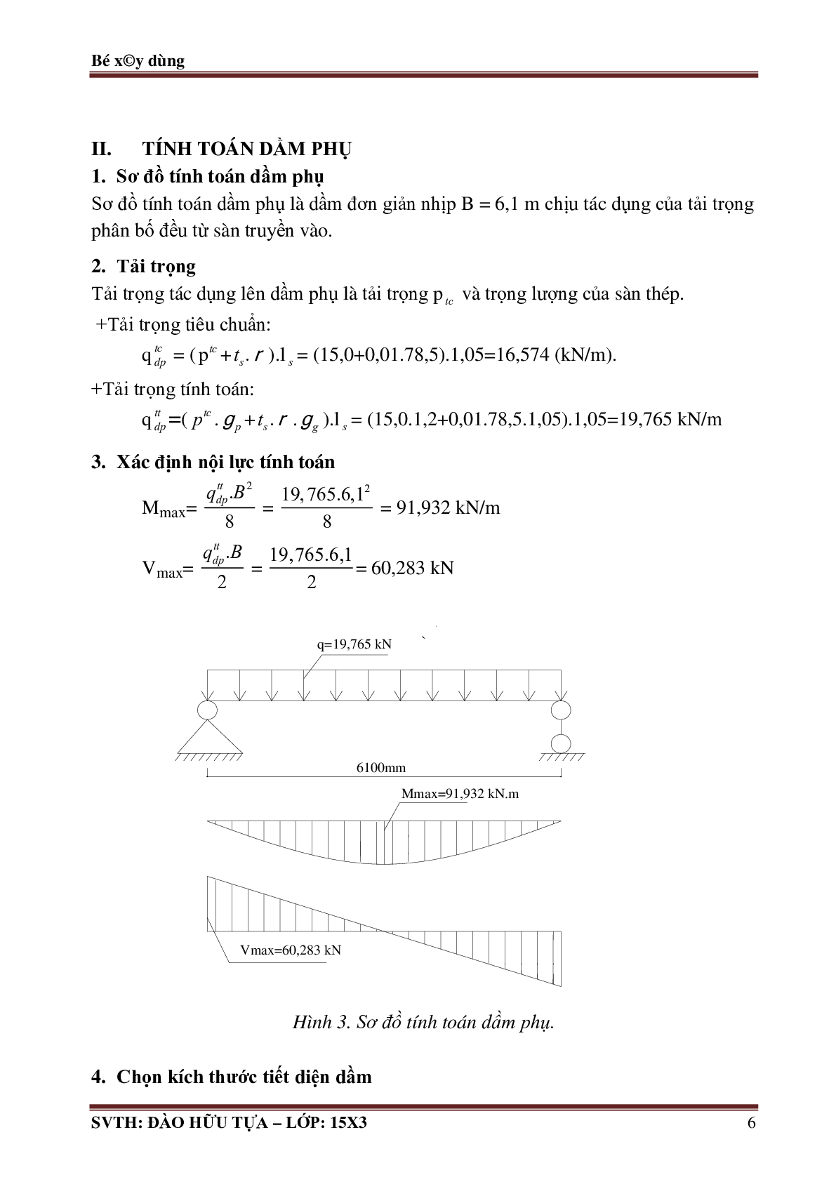 Đồ án Kết cấu thép 1 | Đại học Kiến trúc Hà Nội (trang 6)