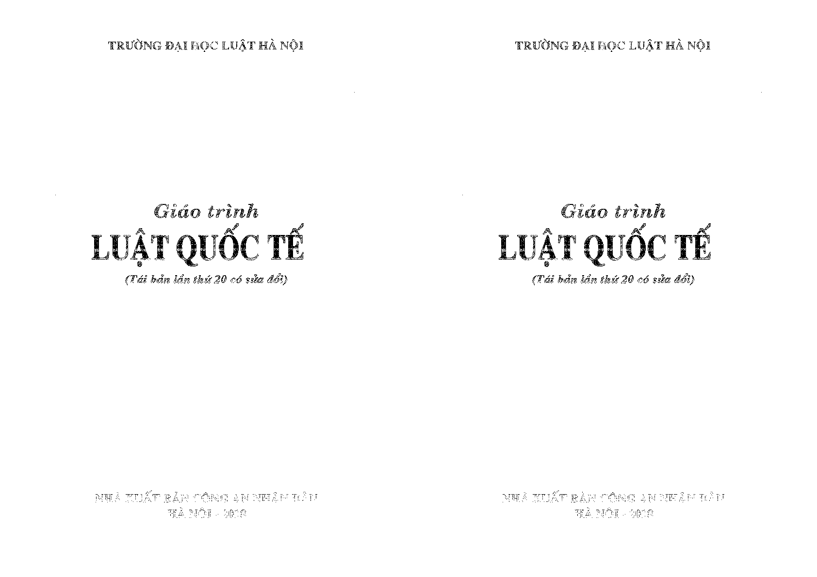 Giáo trình môn Luật quốc tế | Đại học Luật Hà Nội (trang 3)