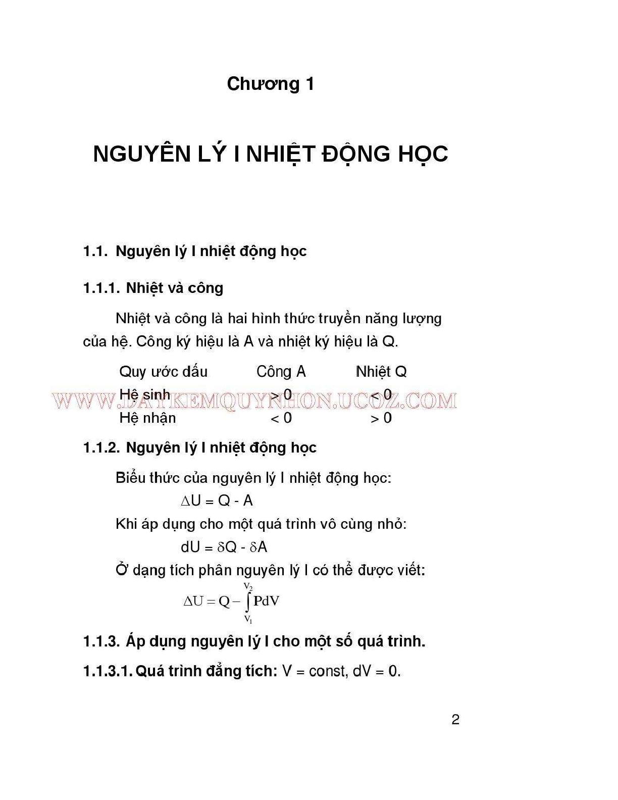 Ngân hàng bài tập HÓA LÝ (có đáp án) hay, hấp dẫn nhất (trang 1)