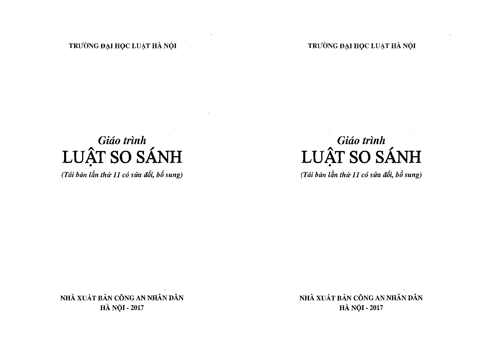 Giáo trình môn Luật so sánh | Đại học Luật Hà Nội (trang 3)