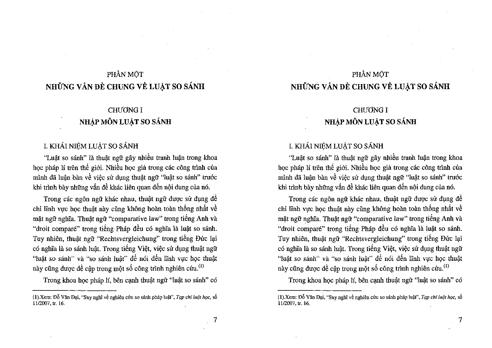 Giáo trình môn Luật so sánh | Đại học Luật Hà Nội (trang 7)