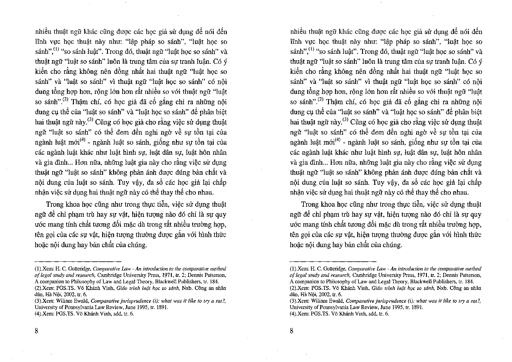 Giáo trình môn Luật so sánh | Đại học Luật Hà Nội (trang 8)