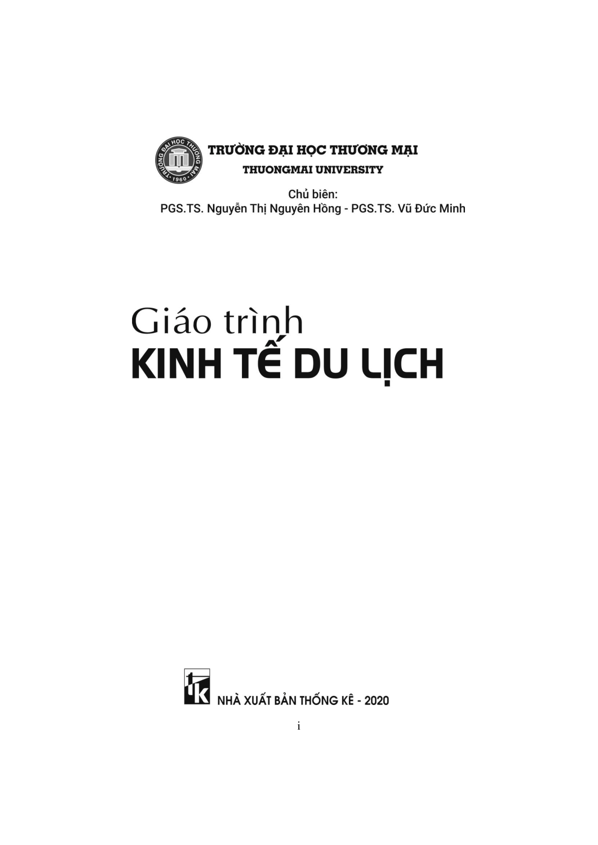 Giáo trình môn Kinh tế du lịch | Trường Đại học Thương Mại (trang 1)