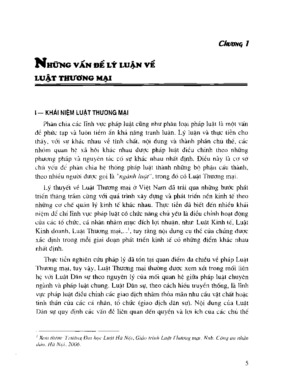 Giáo trình môn Luật thương mại 1 | Đại học Luật Hà Nội (trang 6)