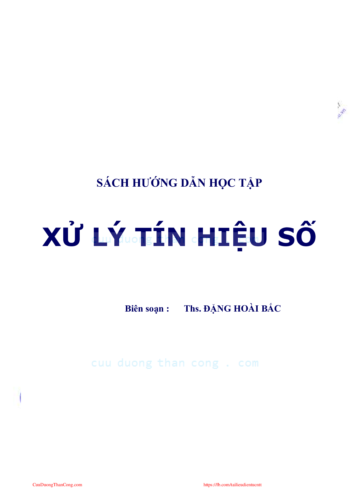 Giáo trình môn Xử lý tín hiệu số  | Đại học Bách khoa Hà Nội (trang 2)